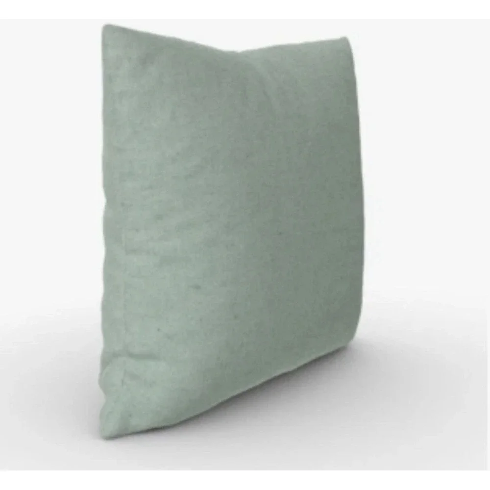 2pk Textured Woven Cotton Square Throw Pillow Covers 16x16 Mint -Room Essentials
